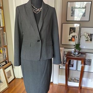 Ann Taylor Gray Tailored Suit Jacket w/ Skirt & Slacks - VARIOUS SIZES